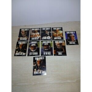 Complete Set Of 9 1991 NFL Pro Set Think About It Football Cards Dan Marino Vtg